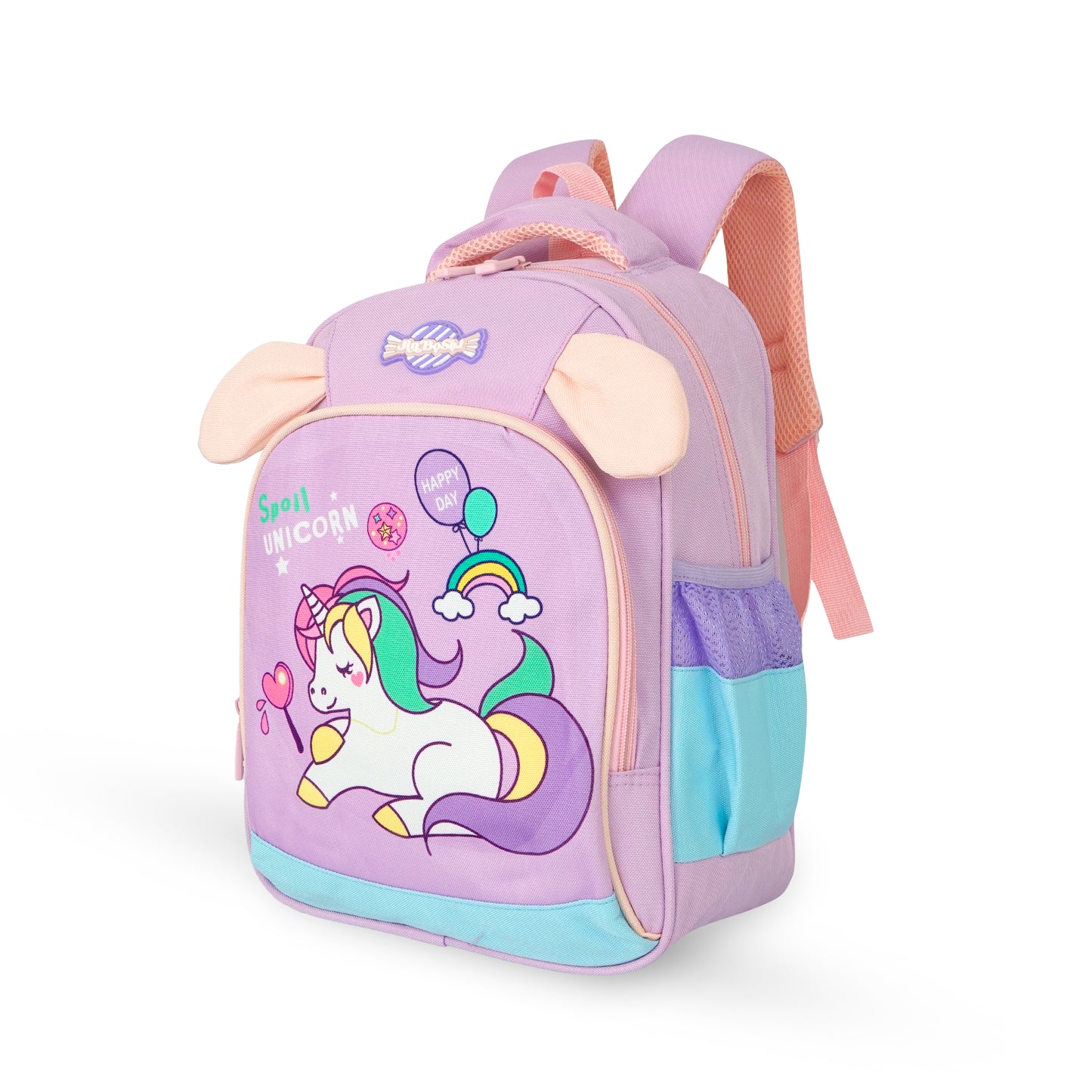 Storite Unicorn School Backpack for Girls – Cute Cartoon Design, Lightweight Kids School Bag for for 2 to 4 years old Girls, 35x26x15 CMs, Pink