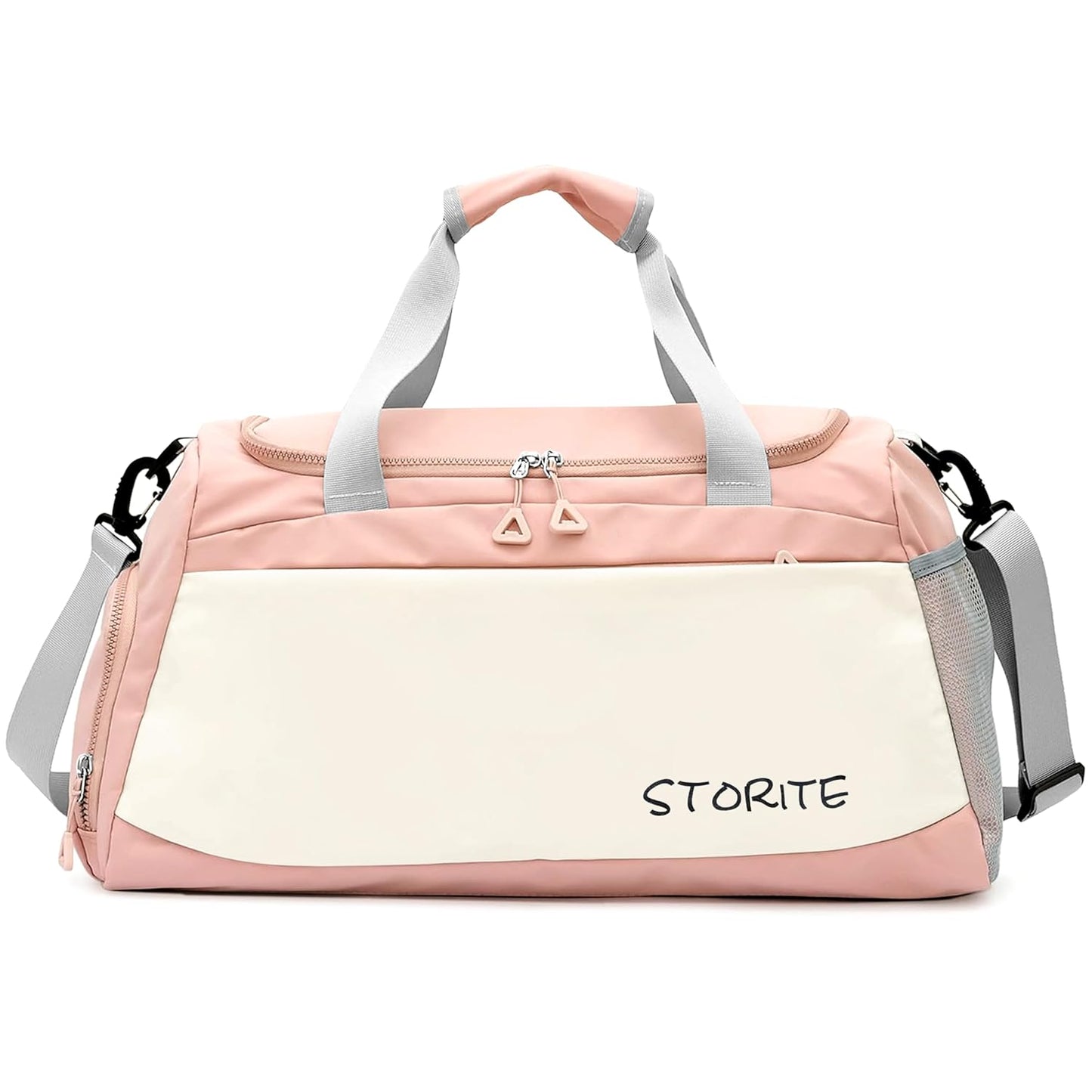 Storite Nylon 51CM Sports Duffle Bag for Women - Pink