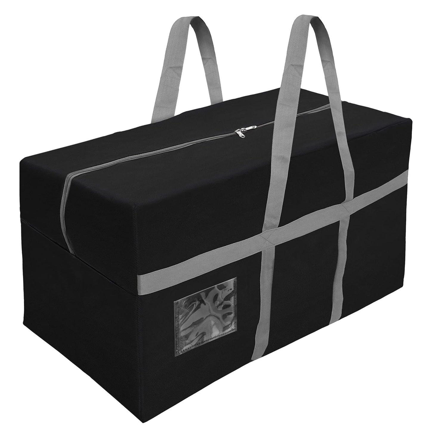 Storite 128L Extra Large Nylon Storage Bag with Handles – Black