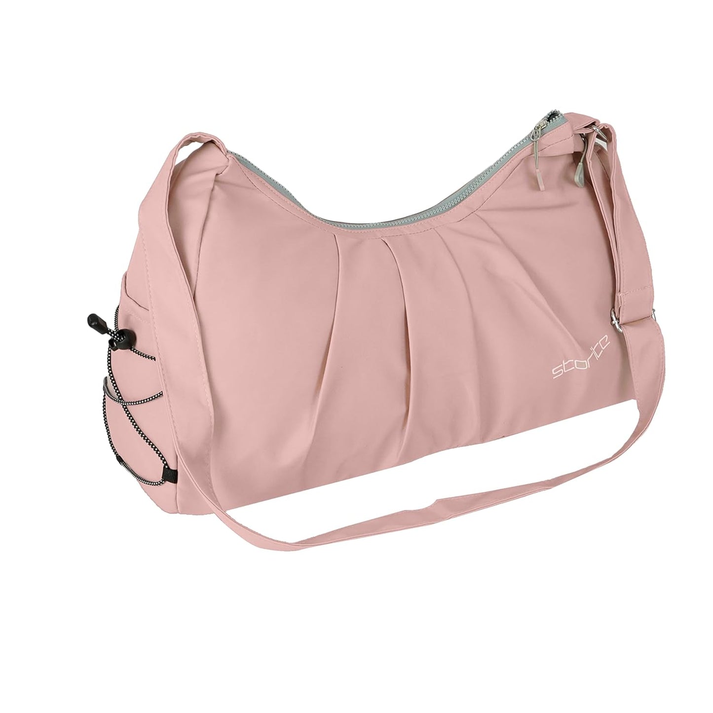 Storite Nylon 51 Cm Imported Multi Purpose Travel Duffle Bag for Women with Dry and Wet Pocket, Lightweight Waterproof Backpack Carry Luggage Bag with Shoe Compartment (Pink, 51 x 17 x 32 cm)