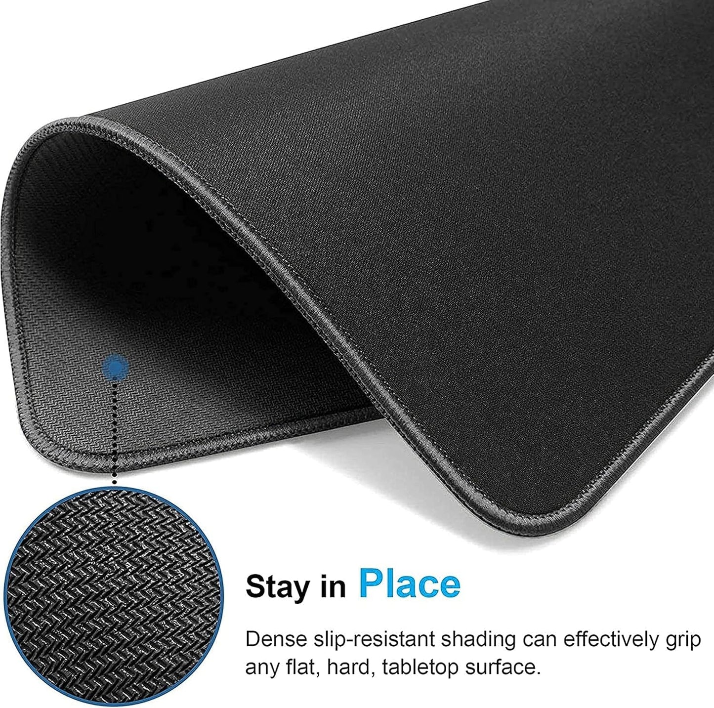 Storite 5 Pack 220mm x 180mm x 2mm Speed Type Gaming Non-Slip Rubber Base Mousepad Desk Mat Keyboard Pad for Laptop/Computer Office PC & Home