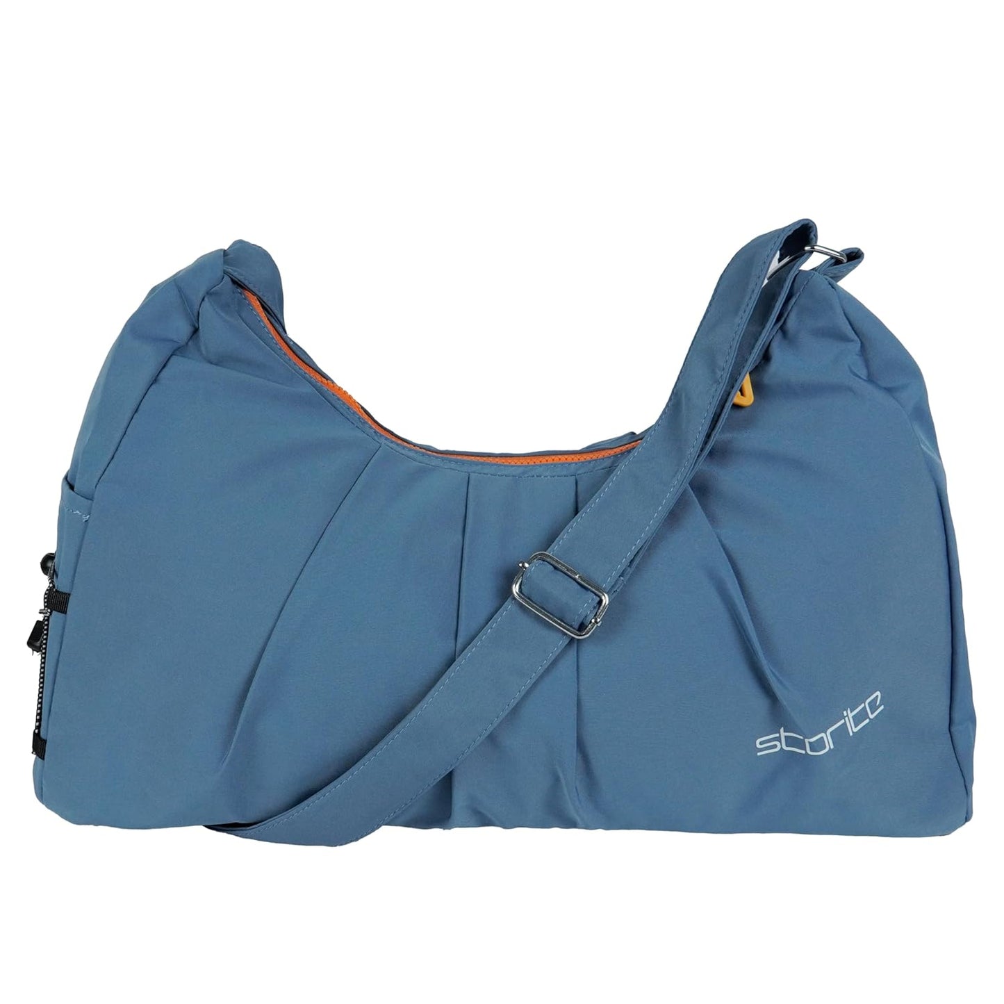 Storite Nylon 51 Cm Imported Multi Purpose Travel Duffle Bag for Women with Dry and Wet Pocket, Lightweight Waterproof Backpack Carry Luggage Bag with Shoe Compartment (Blue, 51 x 17 x 32 cm)