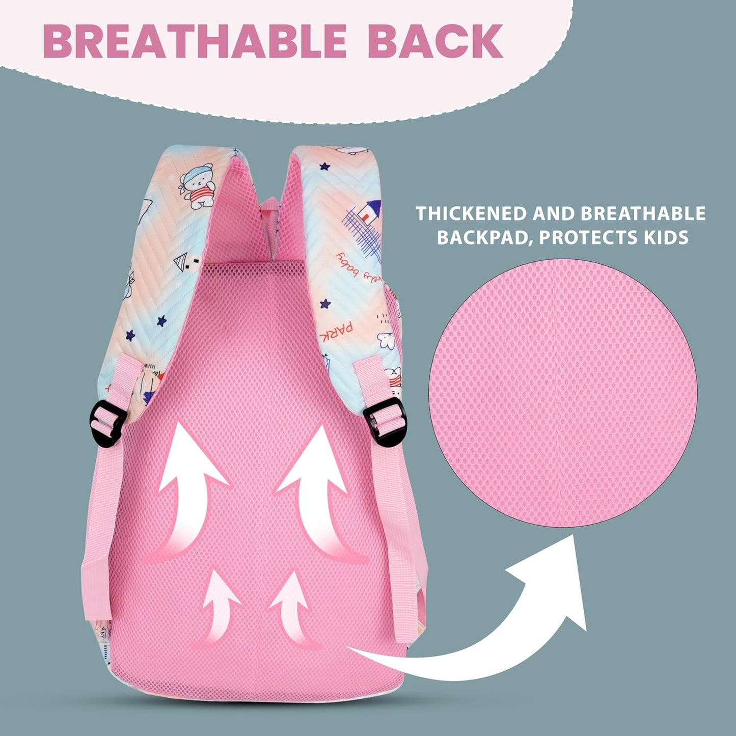 Storite 3 in 1 Combo Backpack for Kids Girls Stylish Durable Water-Resistant Backpack Shoulder School Bags Great for Birthdays Gifts
