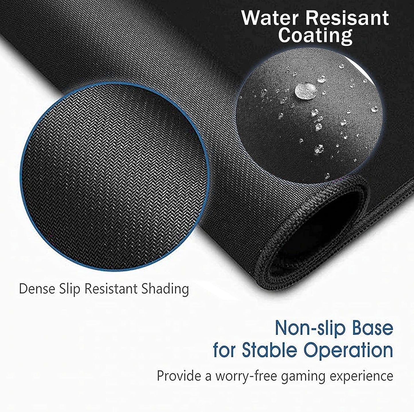 Storite 5 Pack 220mm x 180mm x 2mm Speed Type Gaming Non-Slip Rubber Base Mousepad Desk Mat Keyboard Pad for Laptop/Computer Office PC & Home