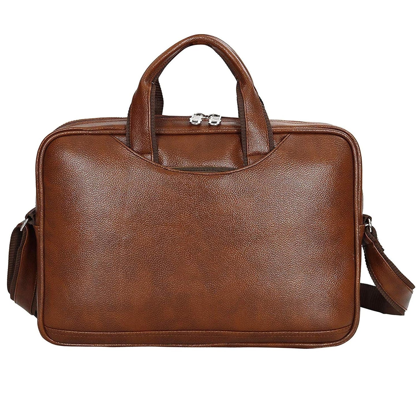 Storite Laptop Bag for Men & Women Light Brown