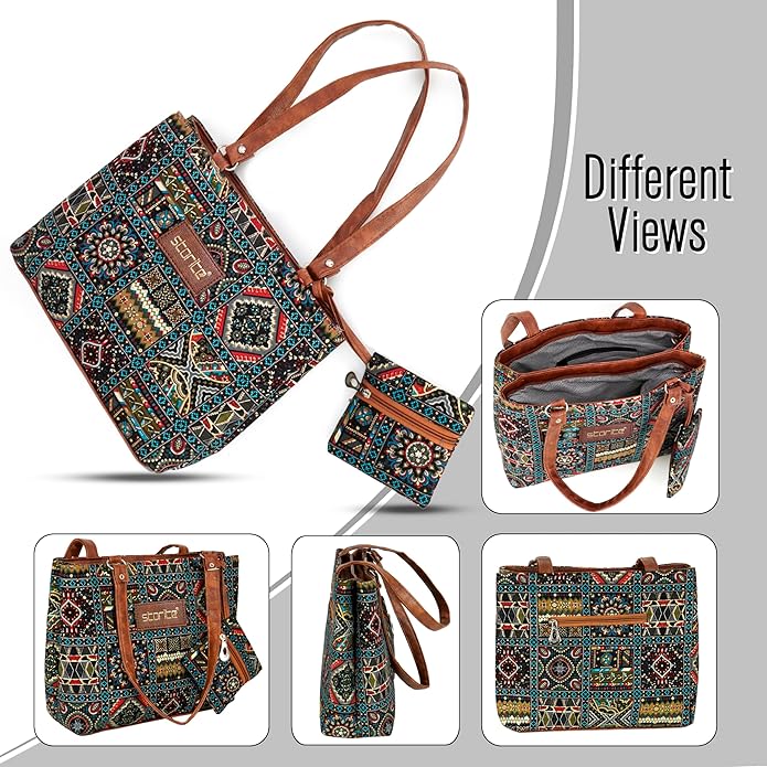 Storite Women's Handbag Shoulder Tote Bag