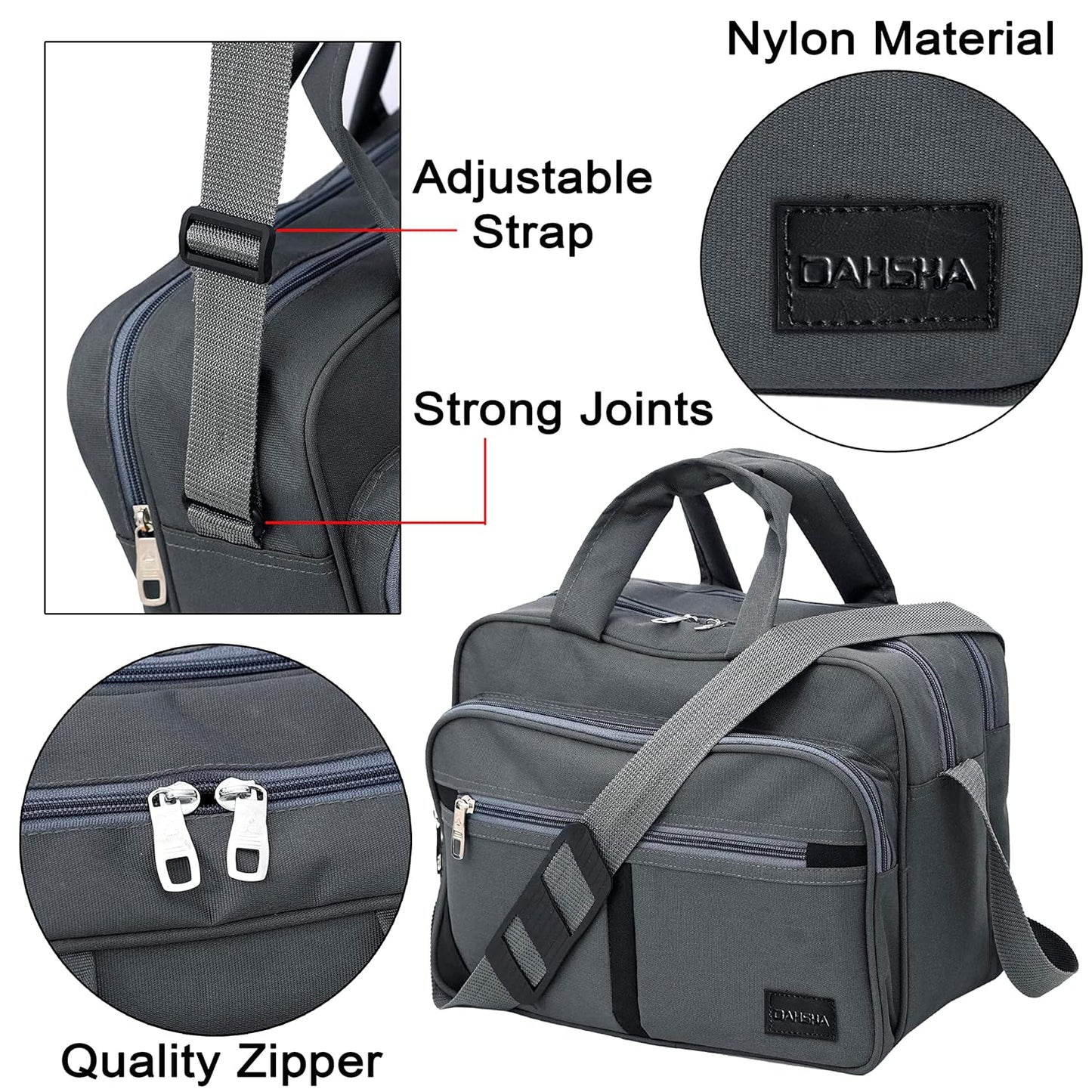 Storite Cross Body Travel Bag Handbag For Men & Women Grey