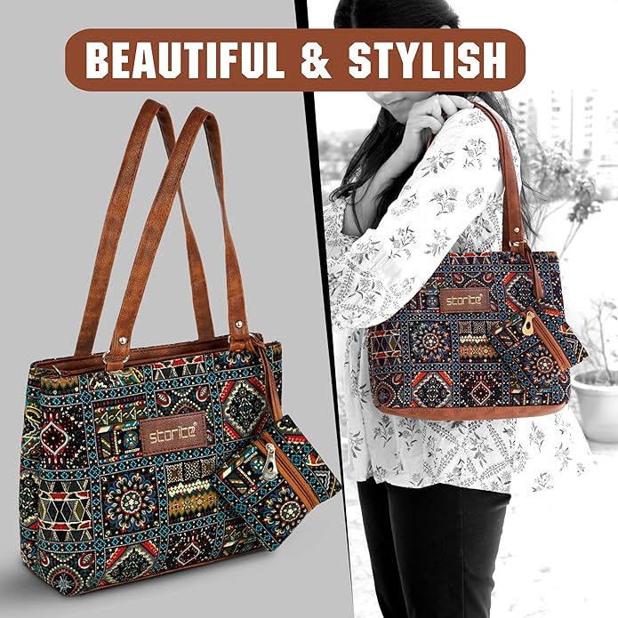 Storite Women's Handbag Shoulder Tote Bag