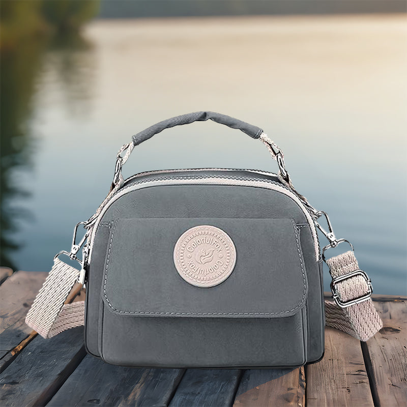 Storite Women's Stylish Lightweight Sling Bag with Padded Pocket & Adjustable Strap - 21x10x17cm