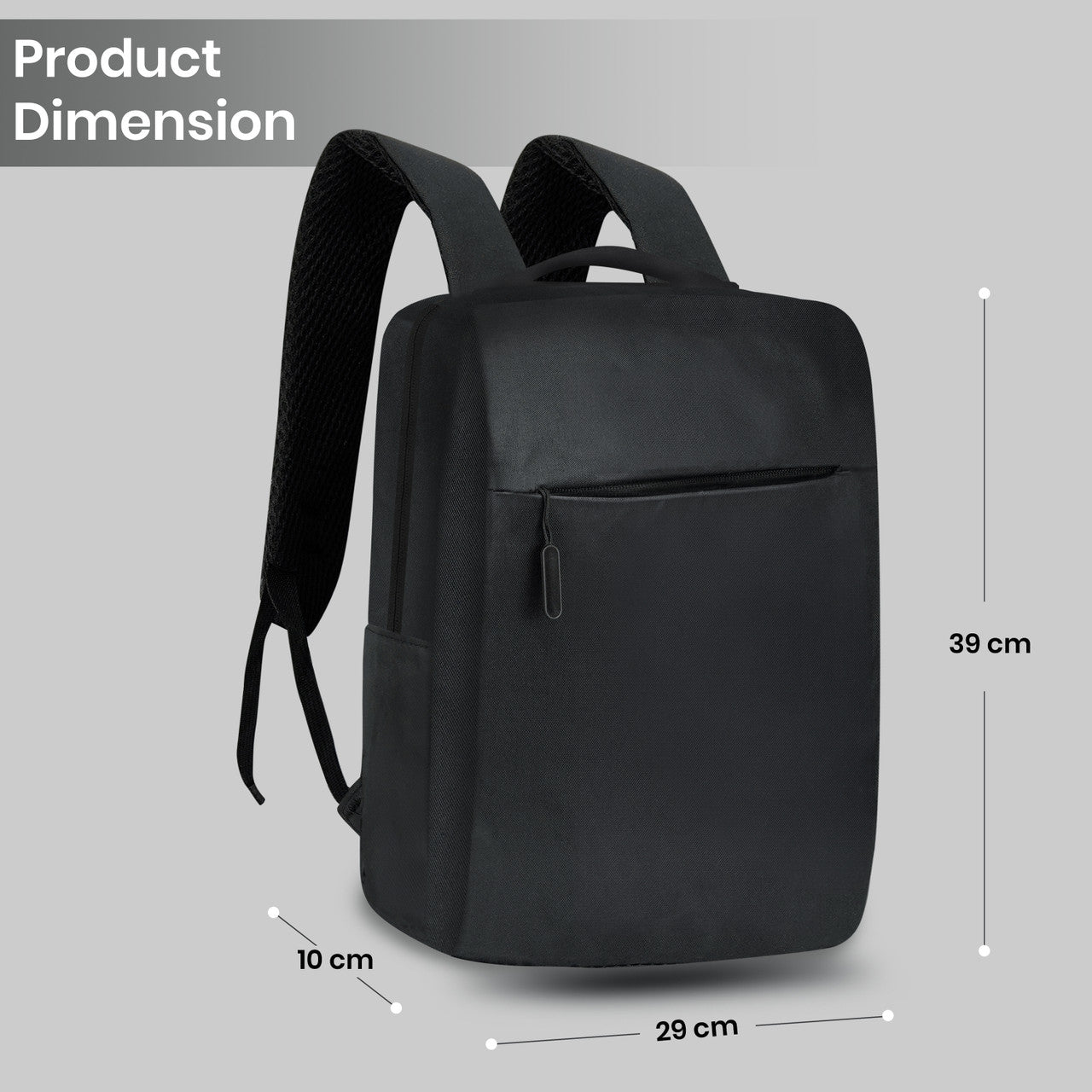 Storite 11.31 L Laptop Backpack Smart Laptop Backpack with USB Charging Port – Stylish & Functional Travel Bag (Black)