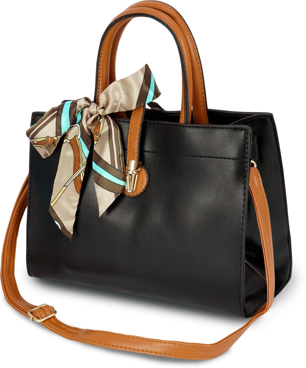 Storite Women Black Handbag