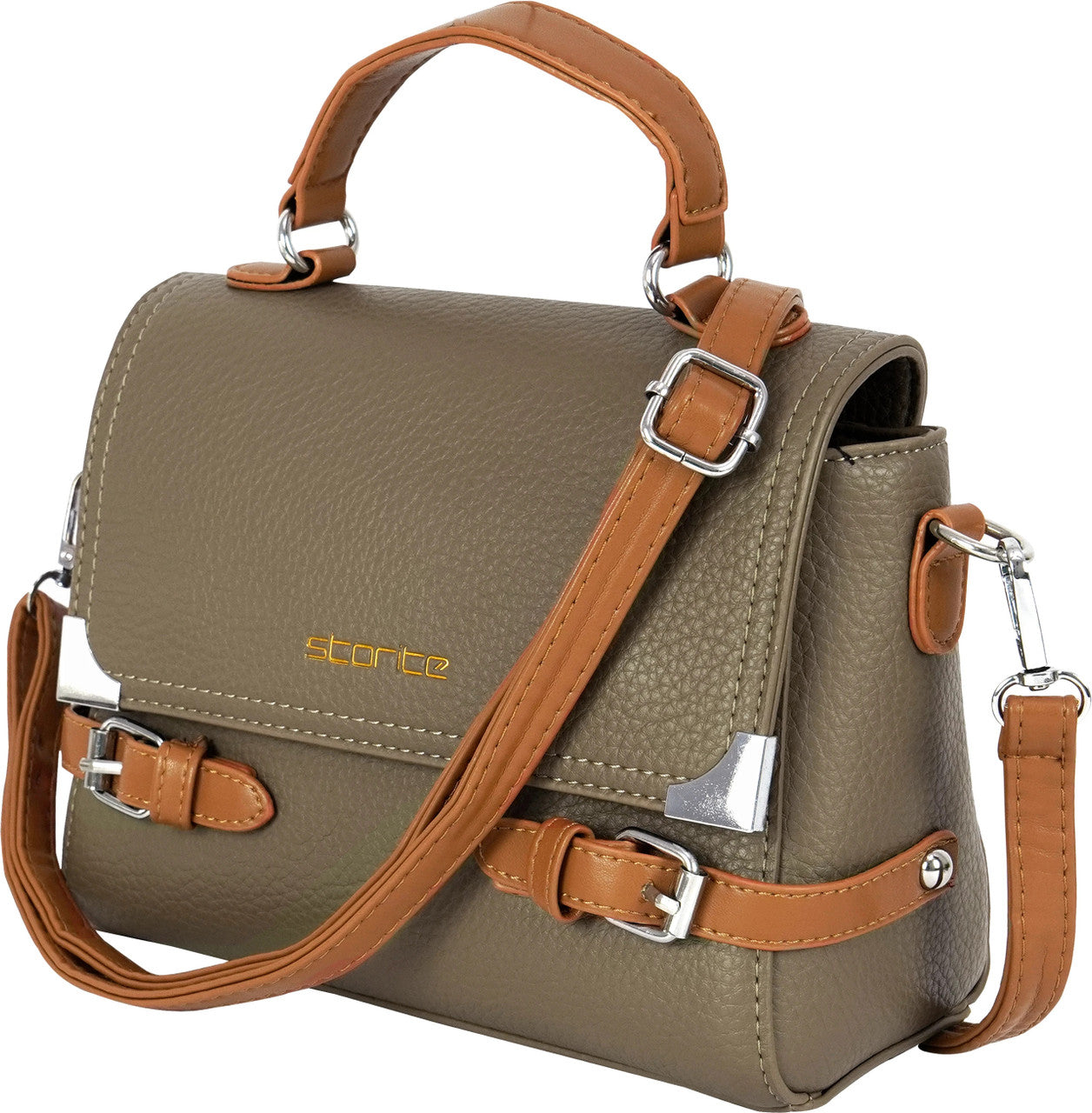 Storite Women Brown Hand-held Bag