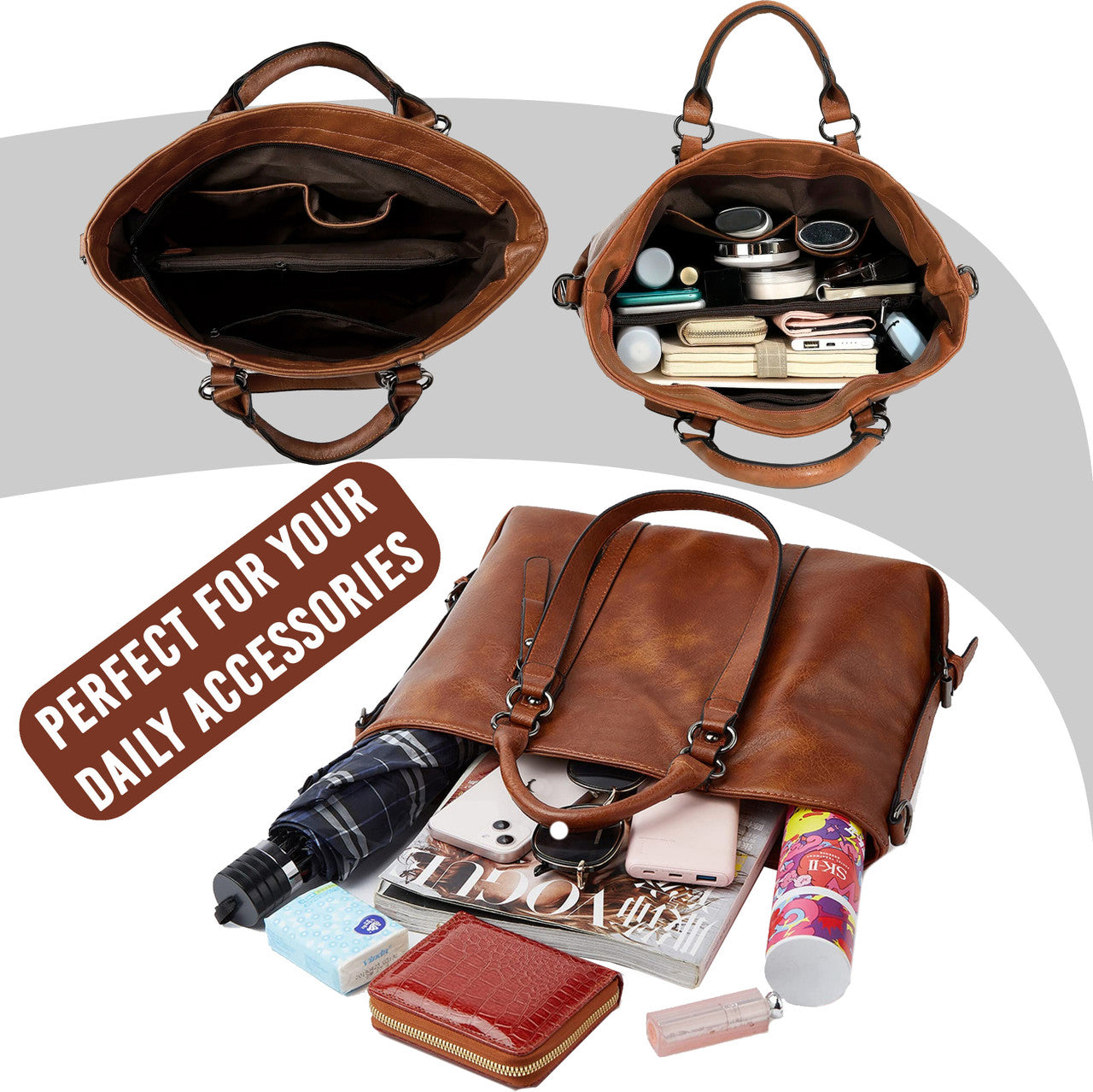 Storite Women Brown Handbag