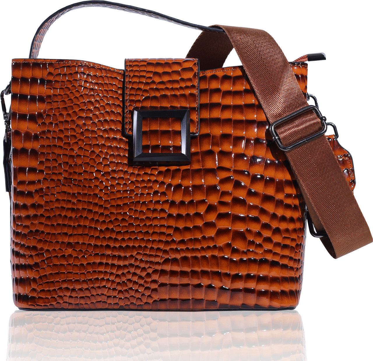 Storite Women Brown Handbag