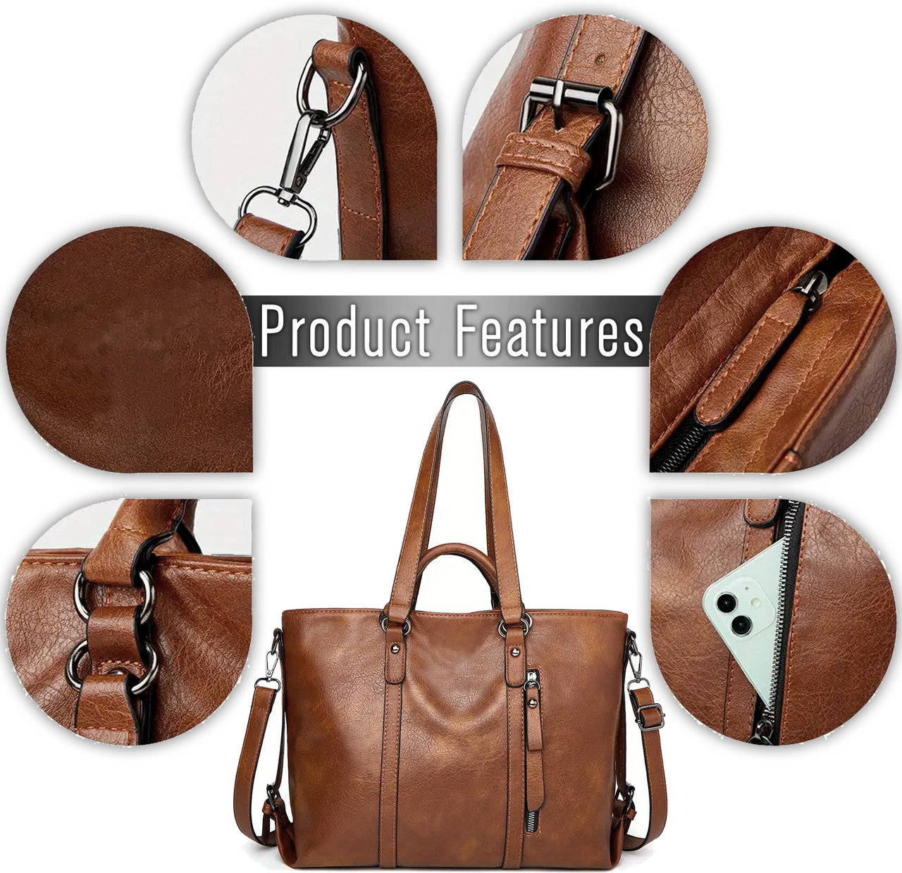 Storite Women Brown Handbag