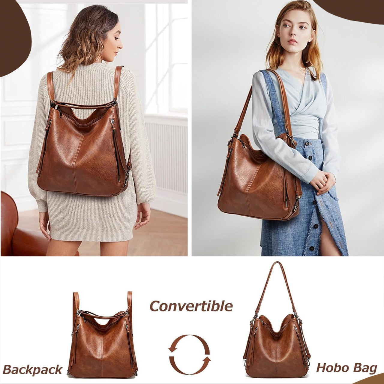 Storite Women Brown Handbag