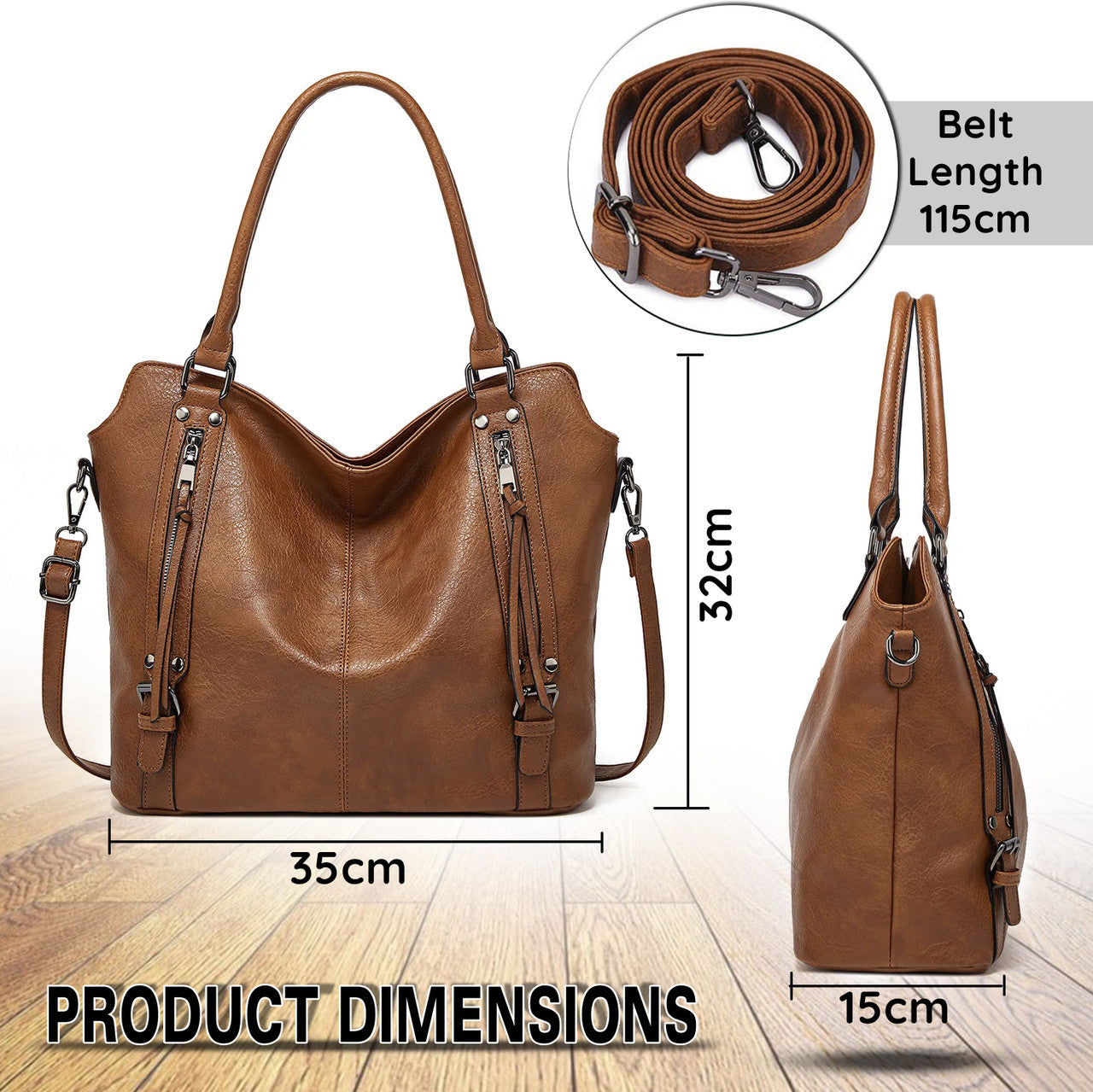 Storite Women Brown Messenger Bag