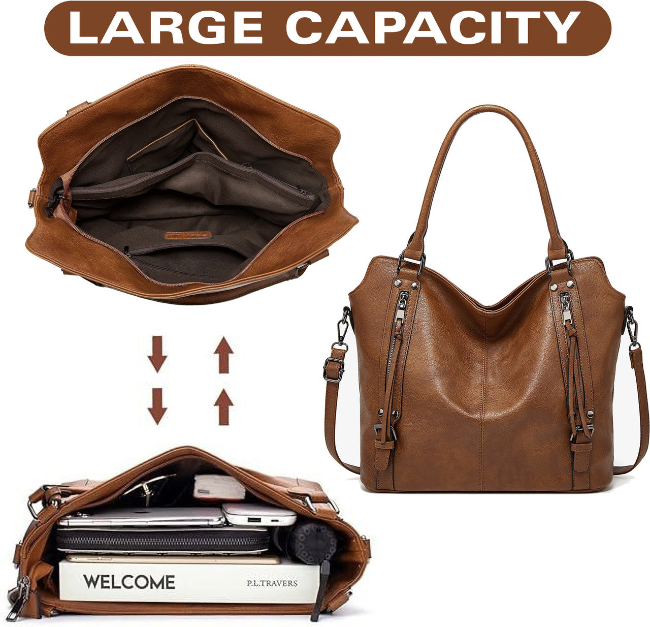 Storite Women Brown Messenger Bag