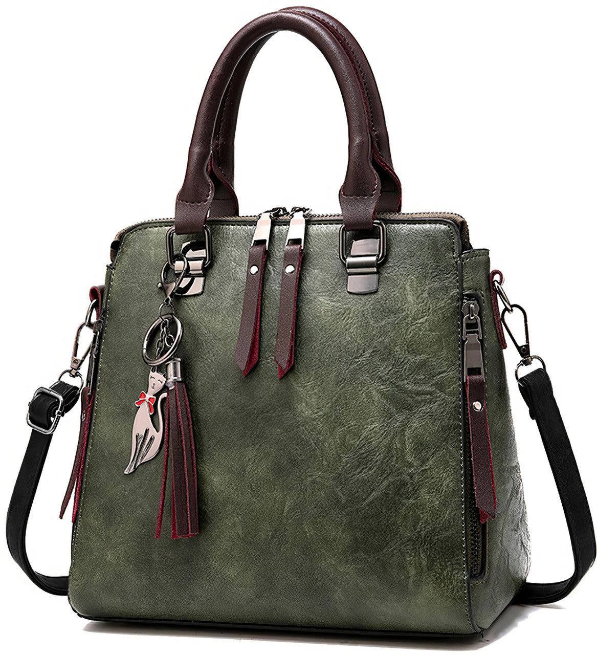 Storite Women Green Handbag