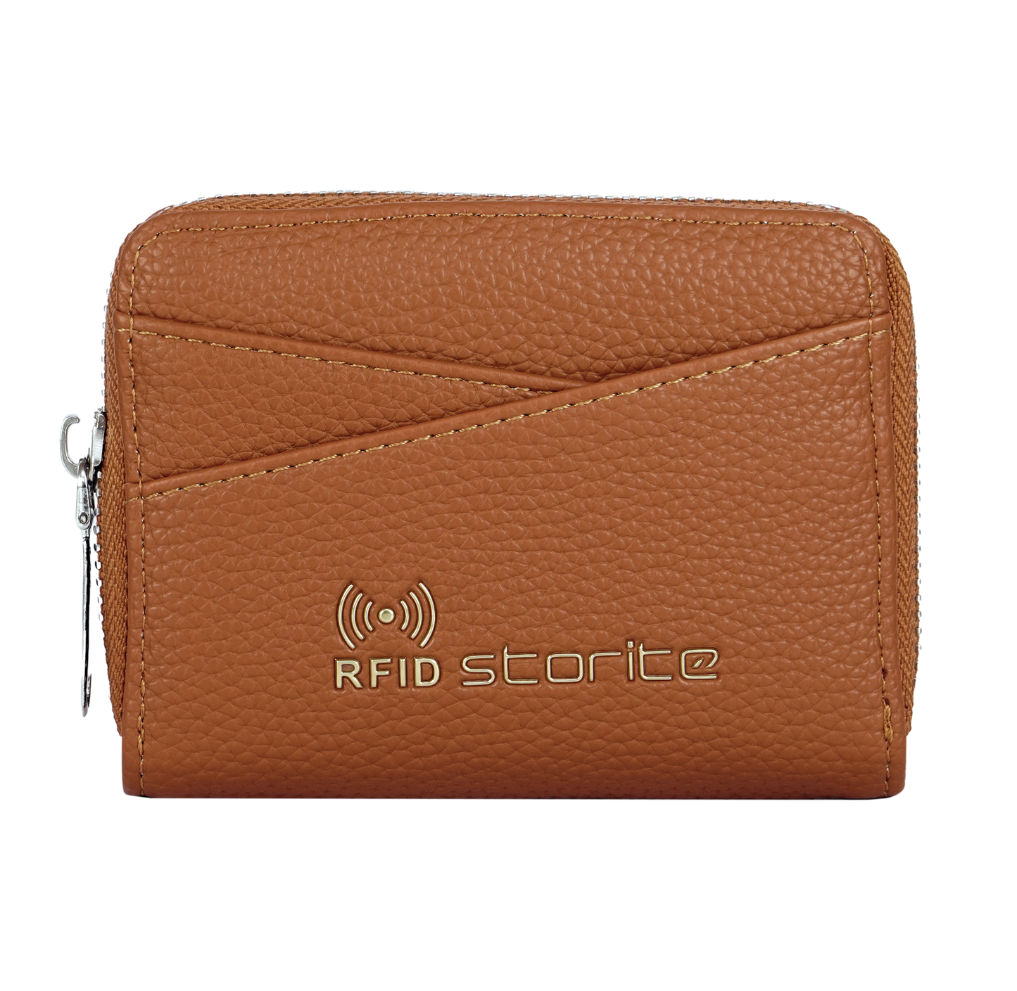 STORITE Men & Women Casual, Formal, Travel, Trendy Brown Artificial Leather RFID Card Holder (9 Card Slots)