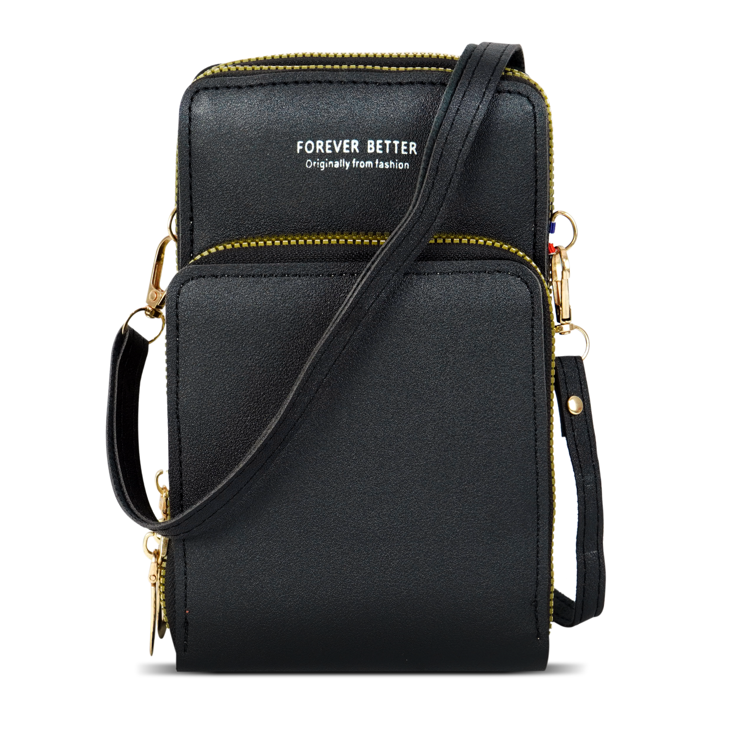 STORITE Black Shoulder Bag Crossbody Mobile Sling Bag for Women