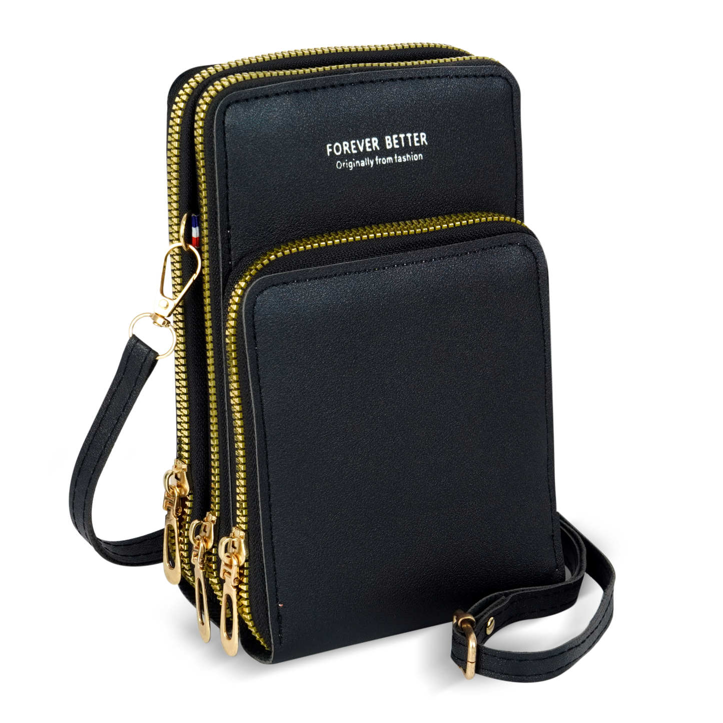 STORITE Black Shoulder Bag Crossbody Mobile Sling Bag for Women
