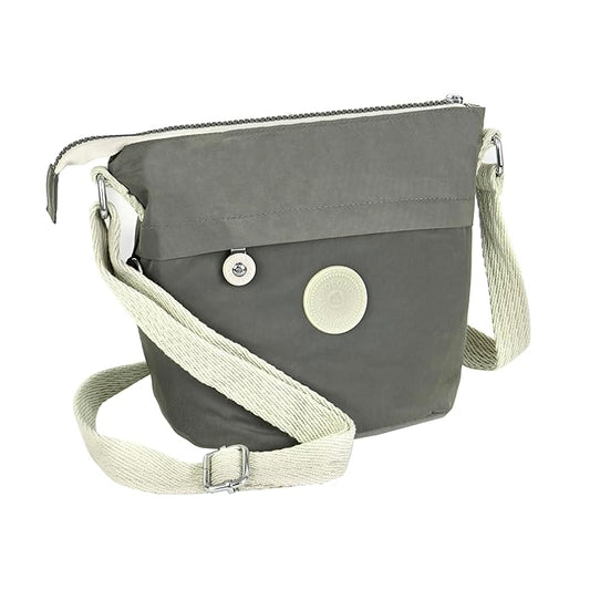 Storite Women's Lightweight Sling Crossbody Bag - Olive Green