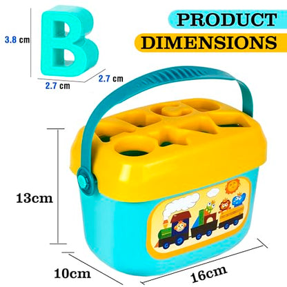 Storite Montessori Toys for 1 Year Old,Baby Sorter Toy Colorful Cube and Multi Sensory Shape, Toddler Developmental Learning Toys Birthday Gifts,Baby Toys 6-12-18 Months (16 Pcs)