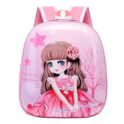 Storite Cute Cartoon Hard Shell School Bag, Sturdy and Water-Resistant, Ideal Backpack for Kids 2-4 year old, Great for Birthdays Gifts