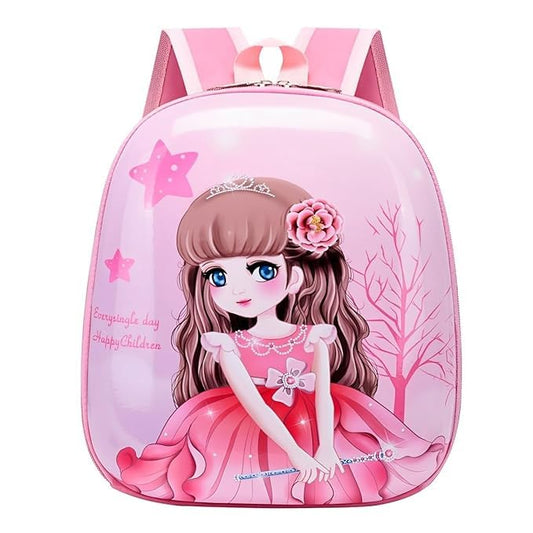Storite Cute Cartoon Hard Shell School Bag, Sturdy and Water-Resistant, Ideal Backpack for Kids 2-4 year old, Great for Birthdays Gifts