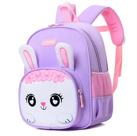 Storite Bunny Design Kids Backpack – Cute & Lightweight School Bag for Preschool & Kindergarten