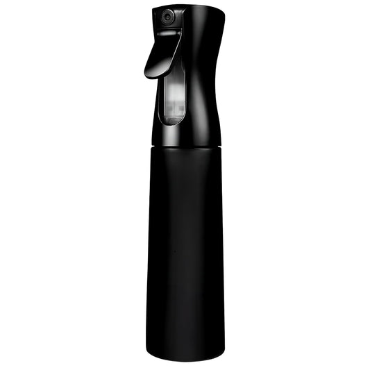 Storite Refillable Empty Mist Water Spray Bottle for Taming Hair in Morning, Hairstyling, Plants, Pets (Black, 300ml)