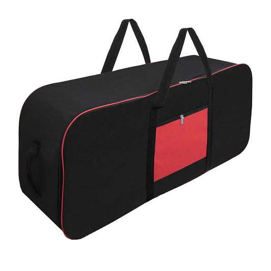 Storite Nylon Jumbo Super-Size 160 L Moisture Proof MultiPurpose Heavy Duty Storage Bag for Toys/Stationery/Blankets/Clothes/Moving Bags With Strong Reinforced Handles Rectangular Black(114x30 x47cm)