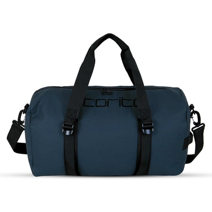 Storite Nylon 43 Cm Imported Multi Purpose Travel Duffle Bag for Women with Dry and Wet Pocket, Lightweight Waterproof Backpack Carry Luggage Bag (Blue, 43 x 20 x 24 cm)