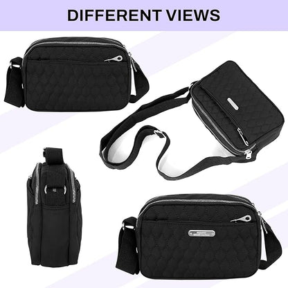 Storite Women's Lightweight Crossbody Small Shoulder Bag Cell Phone Purses, Faux Leather Sling Type Bag With Adjustable Strap - (Pink,22x11x15 Cm)