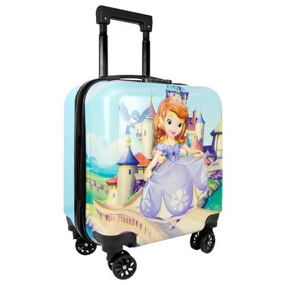 Storite 15 Inch Princess Sofia Travelling Kids Trolley Bags for Girls