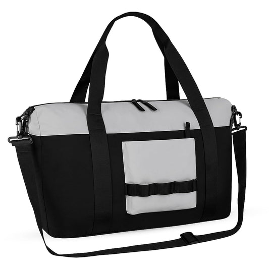 Storite 46 Cm Nylon Luggage Travel Duffle Bag for Women, Sports Shoulder Bag for Women with Wet Pocket Weekender Overnight Luggage Bag,Trendy and Stylish (46x17x29 Cm)