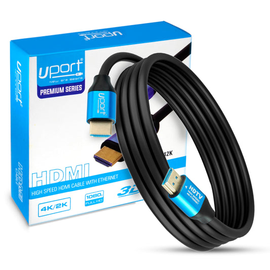 Storite 3 Meter 4K HDMI Cable with Ethernet, 4K/2K Ultra HD 1080P Resolution, 18 Gbps High Speed Transmission, Compatible with TV, Laptop, Monitor, Projector, Gaming Console, Blu-ray player & More