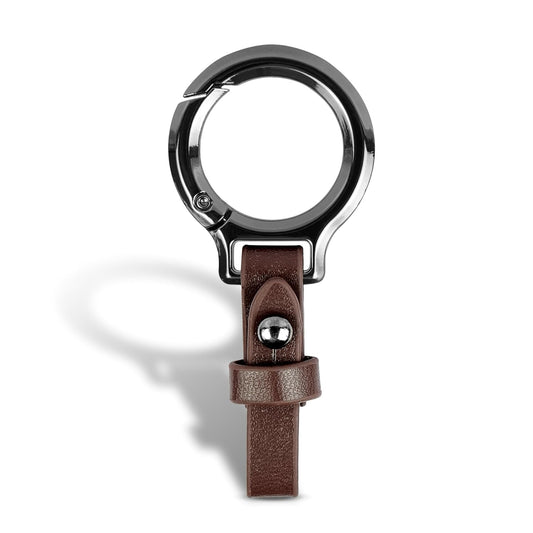 Storite Round Hook Keychain | Quick Links Safety Chain | Rigging Accessories Tool | Key Ring Hook | Keychain for Men & Women - Brown