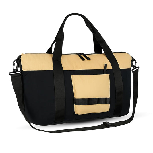 Storite 46 Cm Nylon Luggage Travel Duffle Bag for Women, Sports Shoulder Bag for Women with Wet Pocket Weekender Overnight Luggage Bag,Trendy and Stylish (46x17x29 Cm)