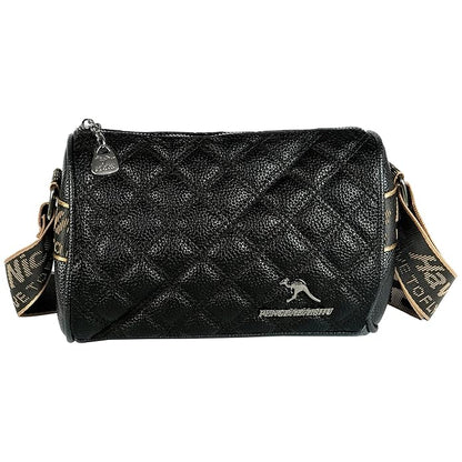 Storite Small PU Leather Women Tote Bag, Stone Pattern fashionable & Party Sling Bag, Shoulder Crossbody Bag with Adjustable Strap-Black