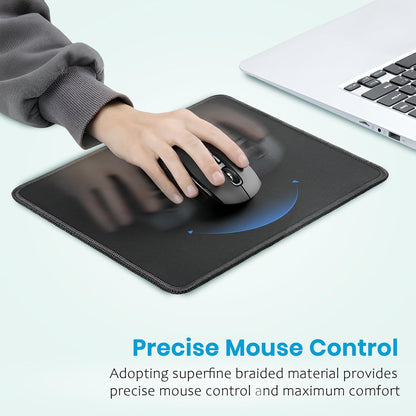 Storite 5 Pack 260mm x 210mm x 3mm Speed Type Extended Gaming Non-Slip Rubber Base Mousepad Desk Mat Keyboard Pad for Laptop/Computer Office PC & Home - Black