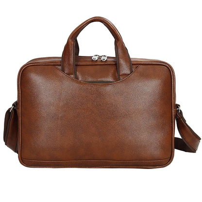 Storite Laptop Bag for Men & Women Light Brown