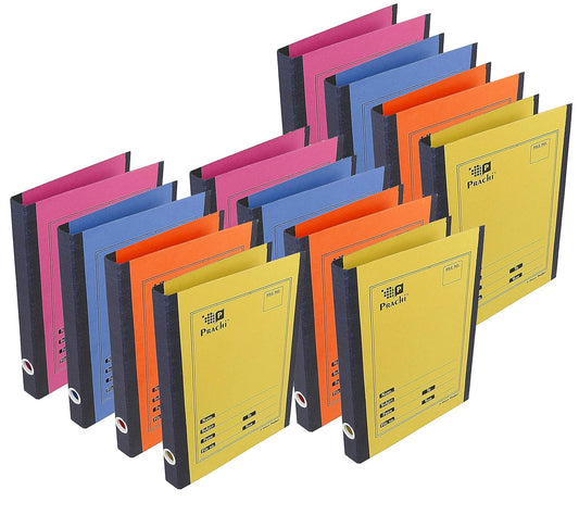 Storite 12 Pack Spring Files A4 Size Paper Folder Cobra File Document Organizer Certificates Holder- Color May Vary (35 x 26 x 3.5 cm)