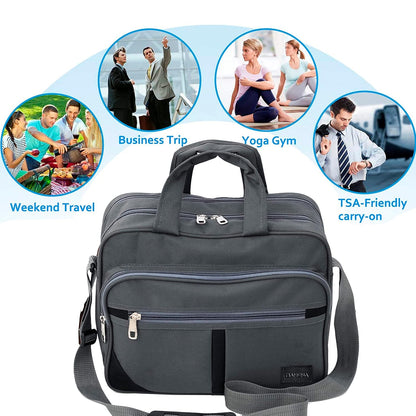Storite Cross Body Travel Bag Handbag For Men & Women Grey