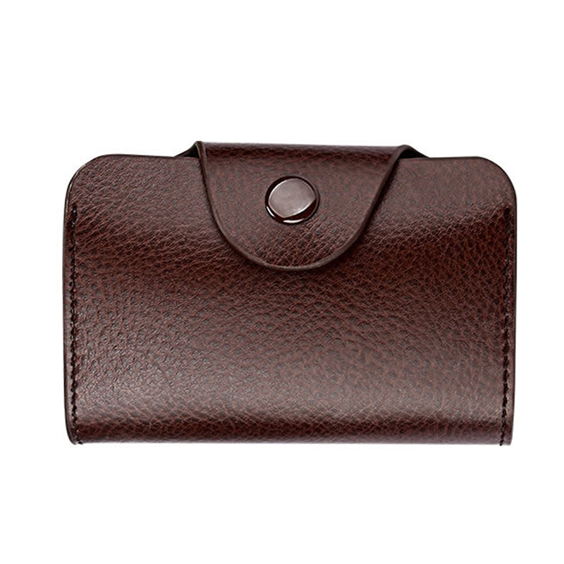 Storite - 13 Slots Leather Card Holder