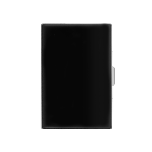 Storite 8-Slot Black Metal Card Holder with RFID Protection