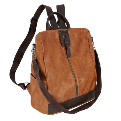 Storite 8.5L Stylish Sling Backpack for Teens - Brown