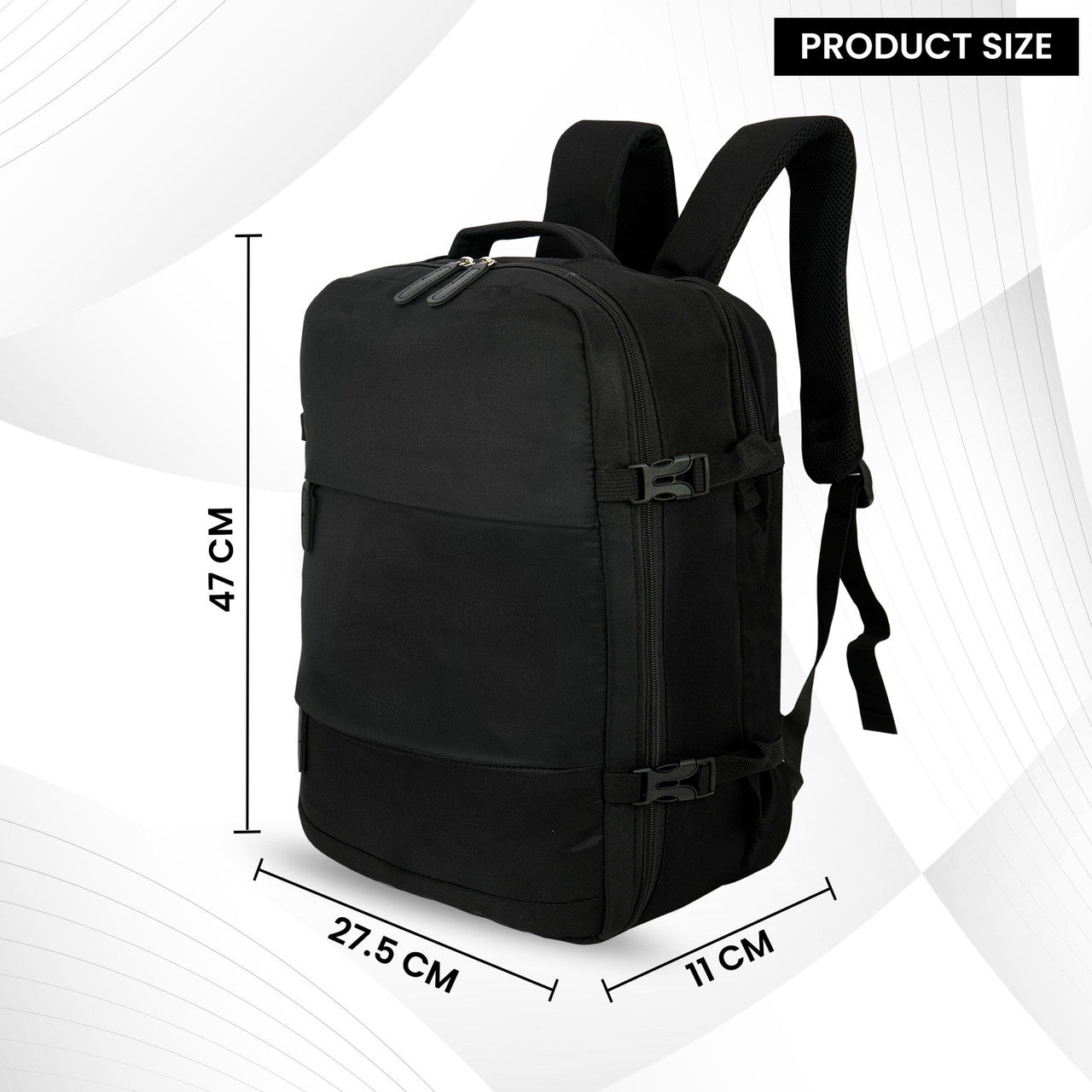 Storite 14.21 L Laptop Backpack Weekender Travel Laptop Backpack. Anti Theft Pocket, with USB Charging Port  (Black)