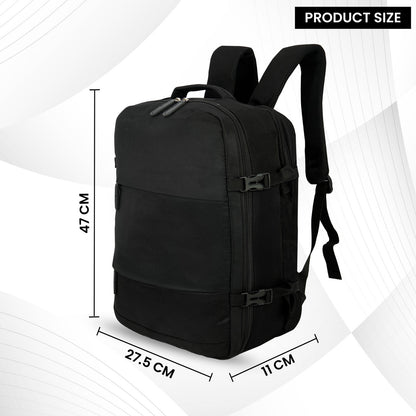 Storite 14.21 L Laptop Backpack Weekender Travel Laptop Backpack. Anti Theft Pocket, with USB Charging Port  (Black)